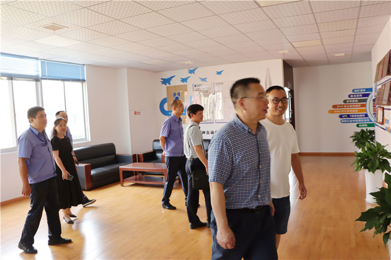 中船海洋装备集团副总经理陈建平一行到九江香蕉色视频网站科技有限公司调研